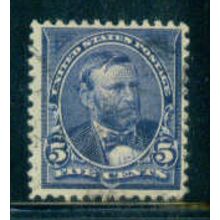 Used 281 5c Ulysses S. Grant Fine M04972