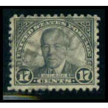 Used 697 17c Woodrow Wilson Fine M09565