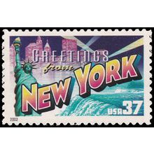 3727 37c New York Fine MNH V2820