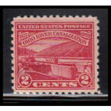 681 2c Ohio River Just Clears MNH O4405