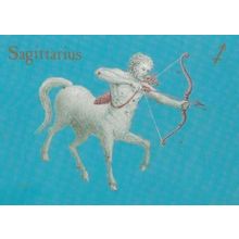 Sagittarius Zodiac by Queen Elizabeth II Military Guards Famous Painter Postcard