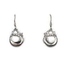 Sterling Silver Fishing dangle Earrings