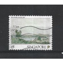 Singapore.SG615 15c "Singapore River,1839" (Louis le Breton).Fine Used.Jul25