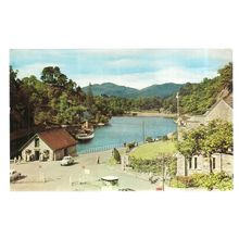 THE TROSSACHS PIER, SCOTLAND used postcard 1968 /