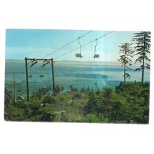 GROUSE MOUNTAIN CHAIR LIFT, VANCOUVER CANADA used postcard 1974 postmark =