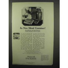 1923 Packer's Soap Ad - New Metal Container