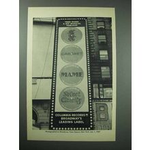 1967 Columbia Records Broadway Album Ad - Mame, Cabaret