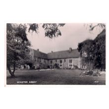 MINSTER ABBEY, THANET, RAMSGATE, KENT unused vintage postcard. RP Sunbeam 1975 =