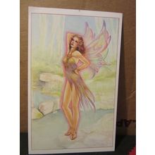 STREAM FAIRY by Jeff Willis unused postcard by Geoff White Ltd 1993 #