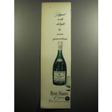 1951 Remy Martin Cognac Advertisement - Sipped with delight by seven generations