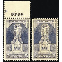 628, Mint NH VF 5¢ Lot of Two Stamps * Stuart Katz