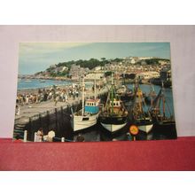 THE PIER, BRIXHAM, DEVON unused postcard Colourmaster dated 1984 =