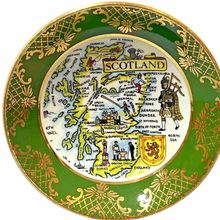 Scotland Souvenir Small Plate Collectable Decor Display