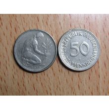 1970f 50 Pfennig Germany Coin