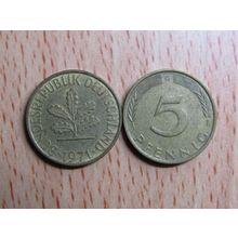 1971g 5 Pfennig Germany Coin