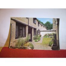 ALMSHOUSES, CHURCH LANE, BARNSTAPLE, DEVON. vintage unused postcard by Salmon =