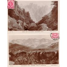 Bushman Caves Drakensburg South Africa 2x RPC Postcard s