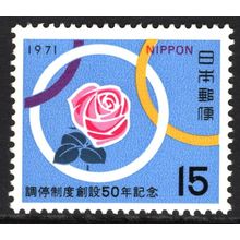 JAPAN 1971: 50th ANNIVERSARY FAMILY CONCILIATION SYSTEM - 15y MNH (G2)
