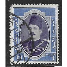 EGYPT 1923 KING FAUD I £1 VALUE USED SG122