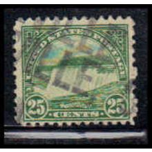 Used 568 25c Niagara Falls Barely Clears RA2094
