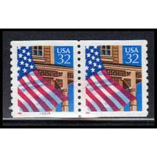 Used 2913 32c U.S. Flag Over Porch Very Fine CNP Left 34333 PA1725
