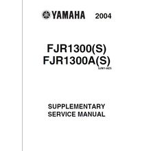 YAMAHA FJR1300(S) FJR1300A(S) SUPPLEMENTARY SERVICE MANUAL MOTORCYCLE IN ENGLISH
