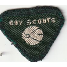 Scout Badges UK Pre 67 - Wolf Cub Proficiency Sportsman - Black Back Used (PF83)