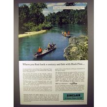 1957 Sinclair Oil Ad - Current River, Clark Forest