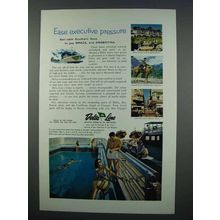 1962 Delta Line Cruise Ad - Ease Executive Pressure