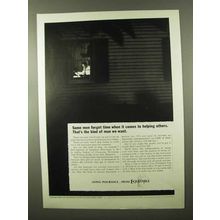 1966 Equitable Life Assurance Ad - Some Forget Time