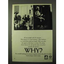 1971 Religion in American Life Ad - Why?
