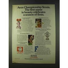 1979 Avon Products Ad - Championship Tennis