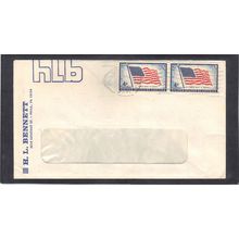 Cover 1094 4c Flag Pair CV02784