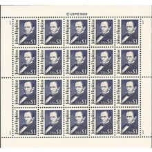 Johns Hopkins Sheet of Twenty 1.00 (One Dollar) Postage Stamps Scott 2194