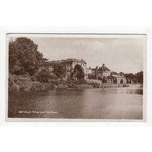 Stoneleigh Abbey from the River Avon Postcard RP Warwickshire