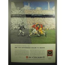 1957 RCA Victor Sanford Television Ad - This season in Football, too