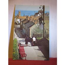 TOWN STEPS, ALDEBURGH, SUFFOLK. unused postcard by F W Pawsey =