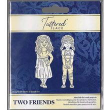 Tattered Lace. Two Friends Die Set. Die Cutting Cardmaking Scrapbooking Crafts