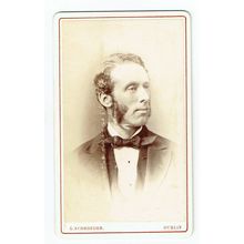 Victorian cdv photo portrait man Dublin photographer