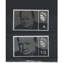 GB.Churchill Commemoration set of 2.Mounted Mint.Jul25b