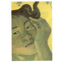 NEVERMORE detail from Paul Gauguin postcard