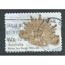 AUS 2012 60c (S/A) 'RISING SUN BADGE 1954- 69' FINE USED (EBID36-463)