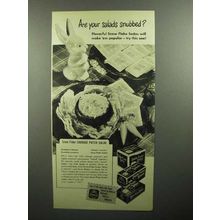 1946 Nabisco Snow Flake Sodas Cracker Ad - Salads