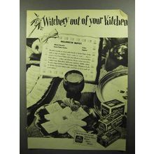 1946 Nabisco Snow Flake Sodas Cracker Ad - Witchery