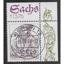 GER 1994 100pf 'HANS SACHS'(CORNER MARGIN) FINE USED (EBID53-847)