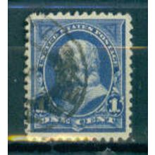 Used 264 1c Benjamin Franklin Fine M02963