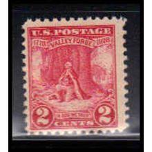 645 2c Valley Forge Just Clears MNH O1323
