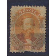 Brazil Stamp Scott #60, Used, Pulled Perf