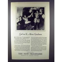 1928 Frigidaire Refrigerator Ad - Merrie Gentlemen
