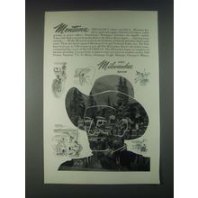 1946 Milwaukee Road Ad - Montana Treasure's